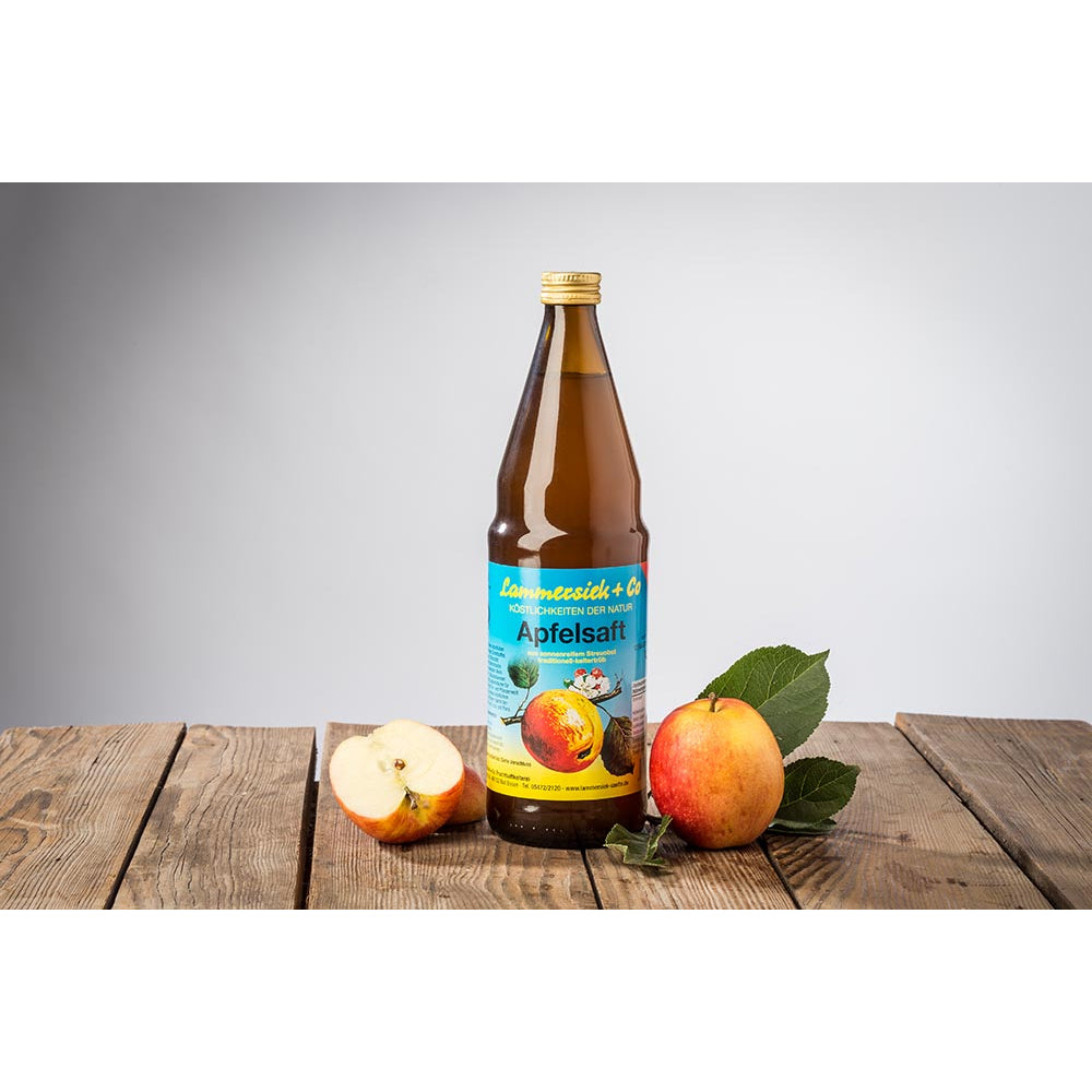 Kasten Lammersiek Bio-Apfelsaft keltertrüb 12 x 0,7L MW