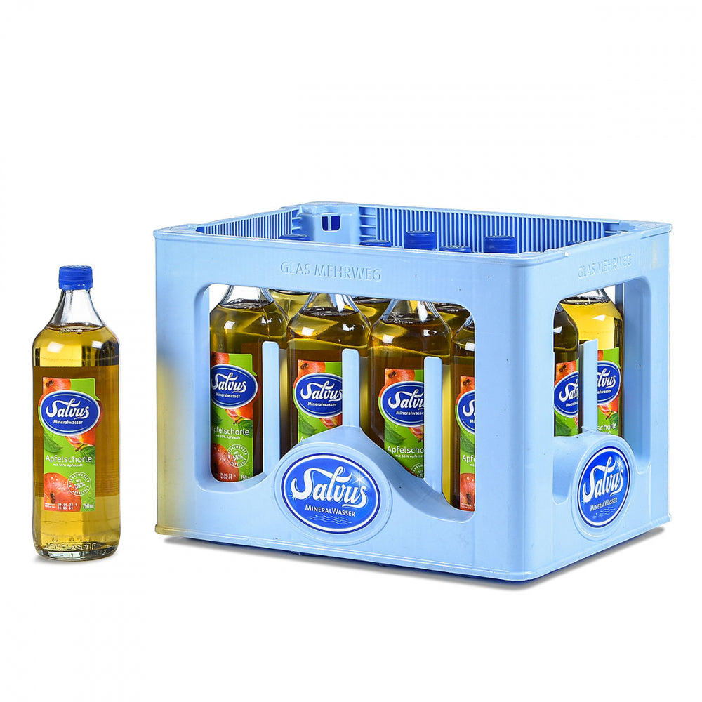 Kasten Salvus Apfelschorle 12 x 0,7L MW
