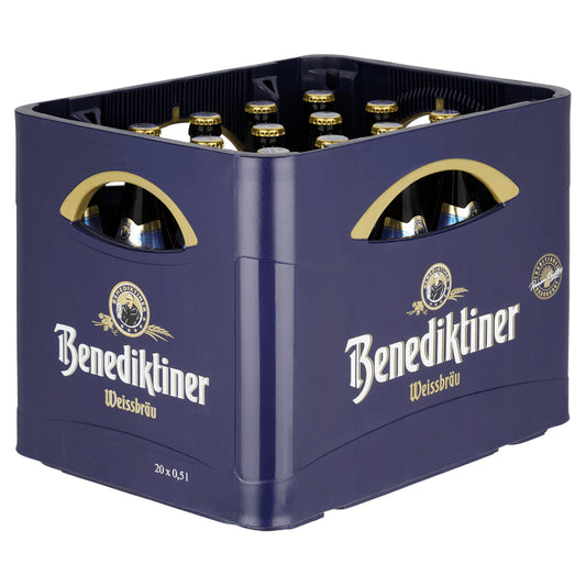 Kasten Benediktiner Hefe A-frei 20 x 0,5L MW