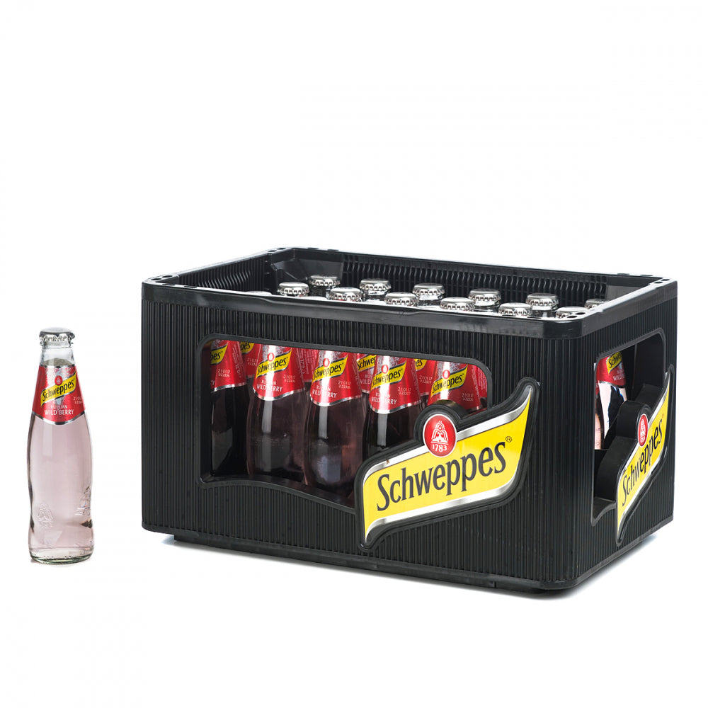 Kasten Schweppes Russian Wild Berry 24 x 0,2L MW