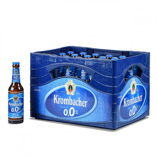 Kasten Krombacher Pils 0,0% 24 x 0,33L MW